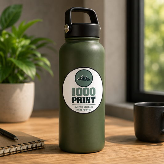 Custom Circle Round Sticker Singles | 1000 Print