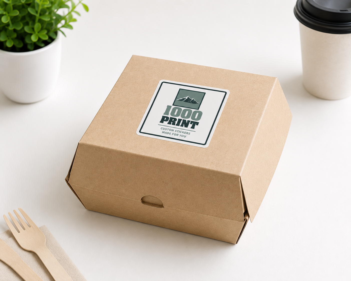 Custom Square Sheet Stickers | 1000 Print