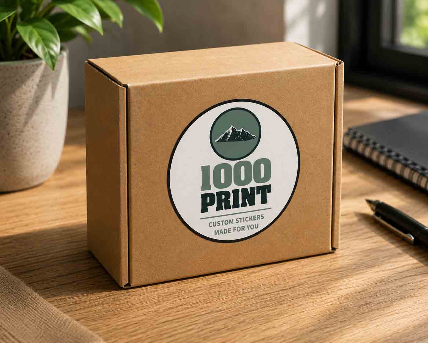 Custom Circle Round Stickers Sheet | 1000 Print