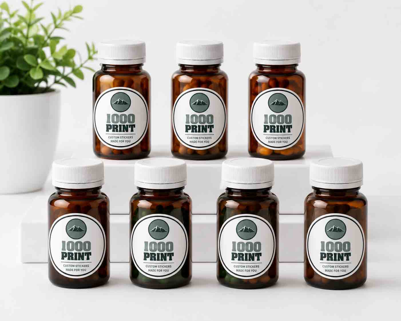 Custom Circle Roll Label Stickers  | 1000 Print