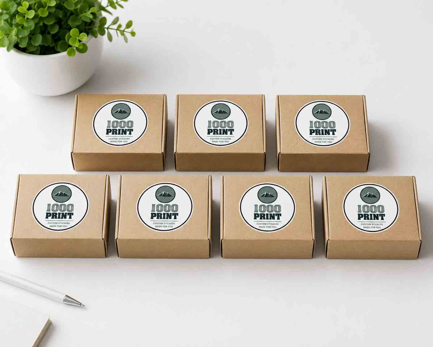 Custom Circle Roll Label Stickers  | 1000 Print