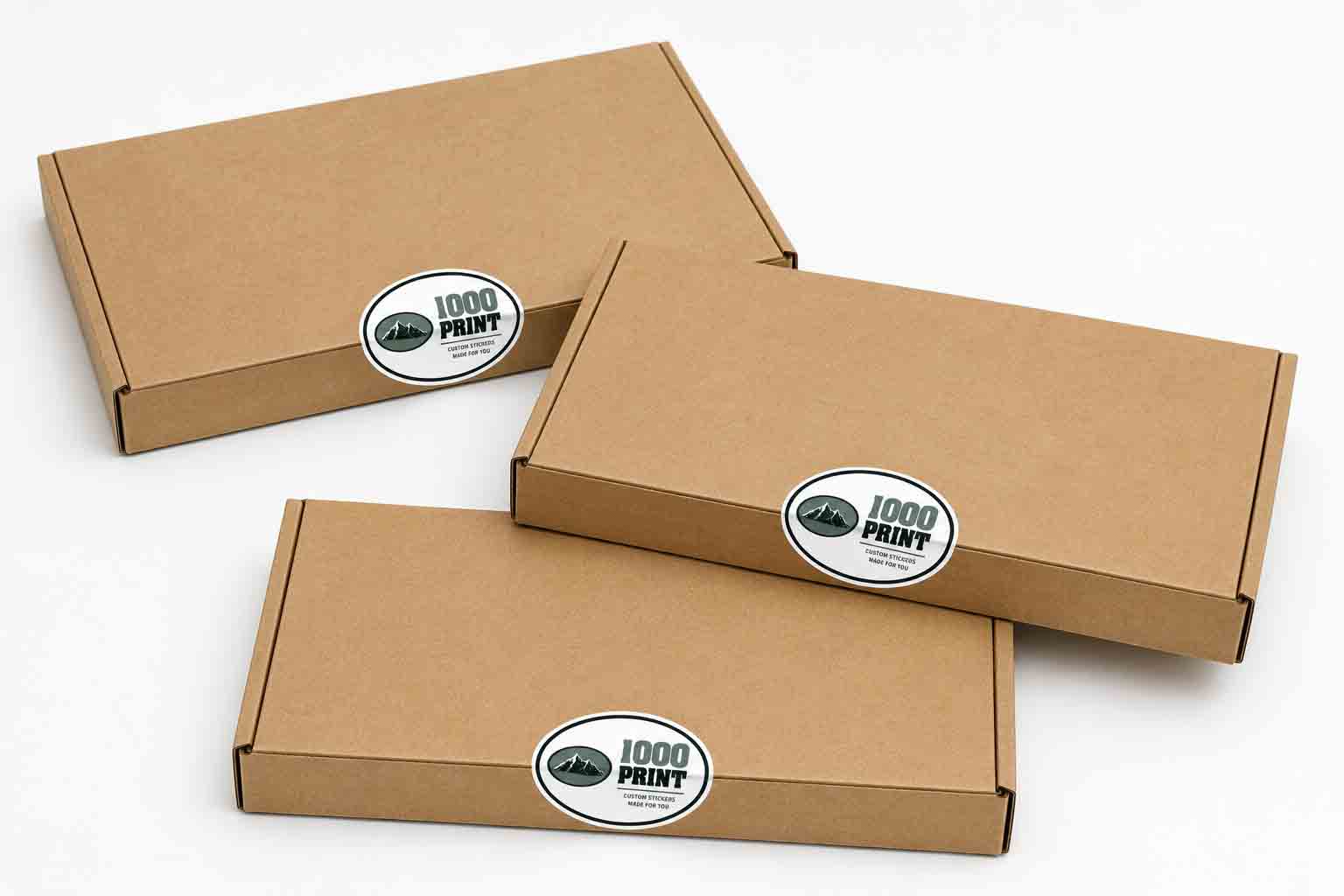 Custom Oval Stickers Sheet | 1000 Print