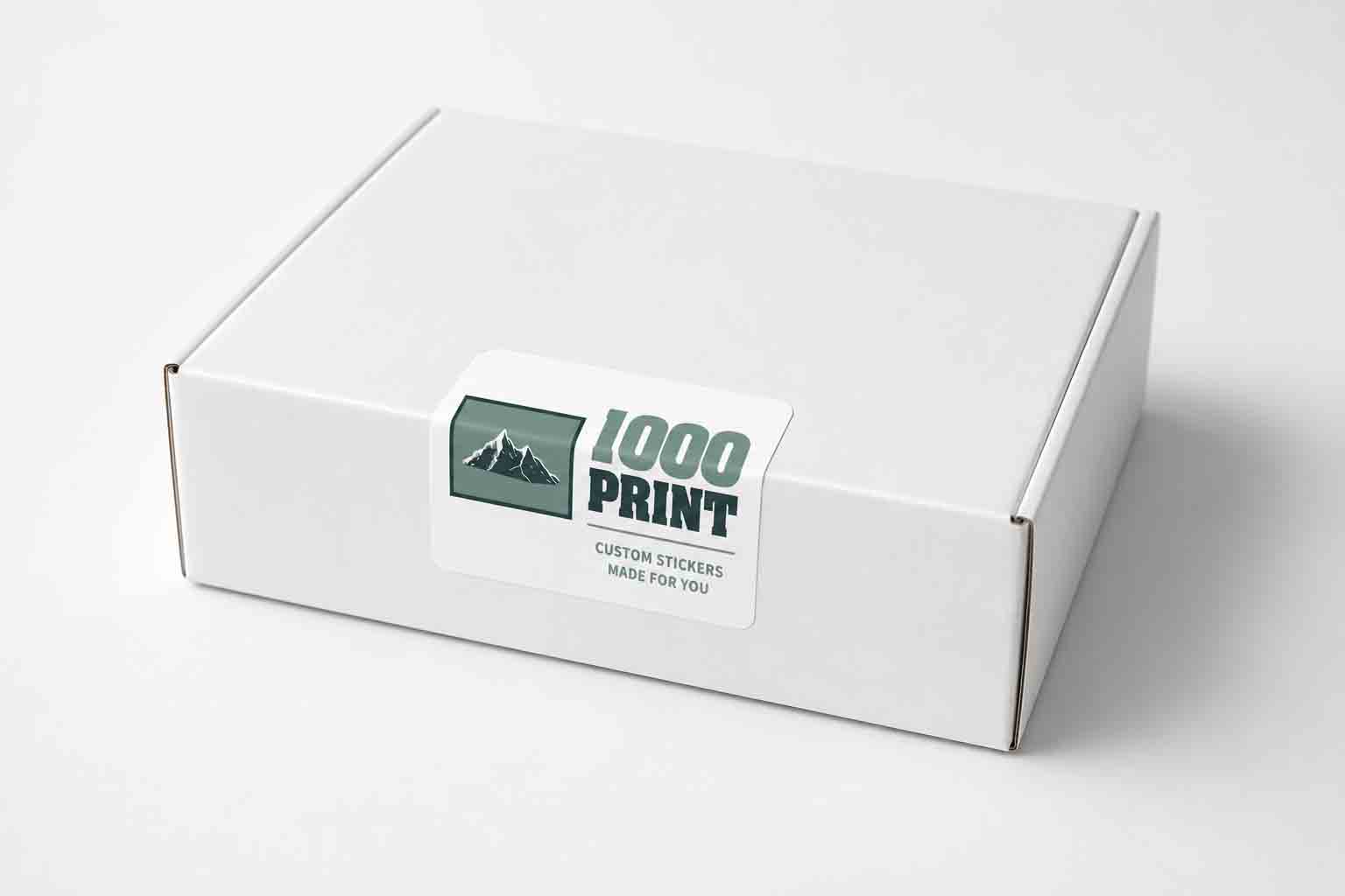 Custom Rectangle Sheet Stickers | 1000 Print