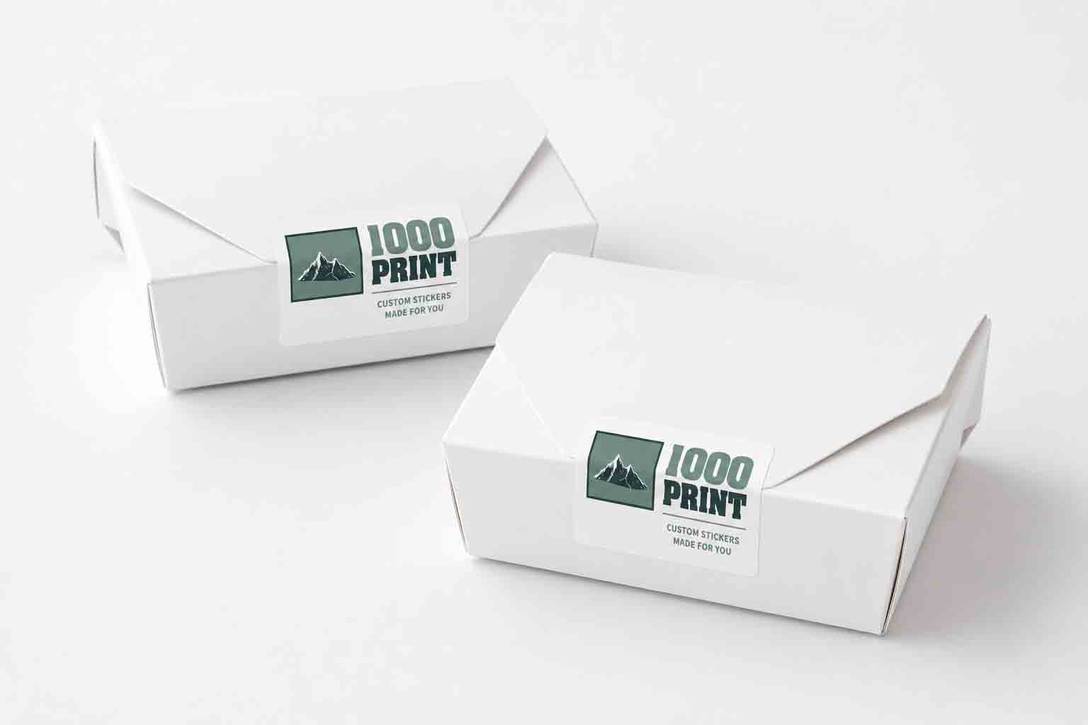 Custom Rectangle Sheet Stickers | 1000 Print