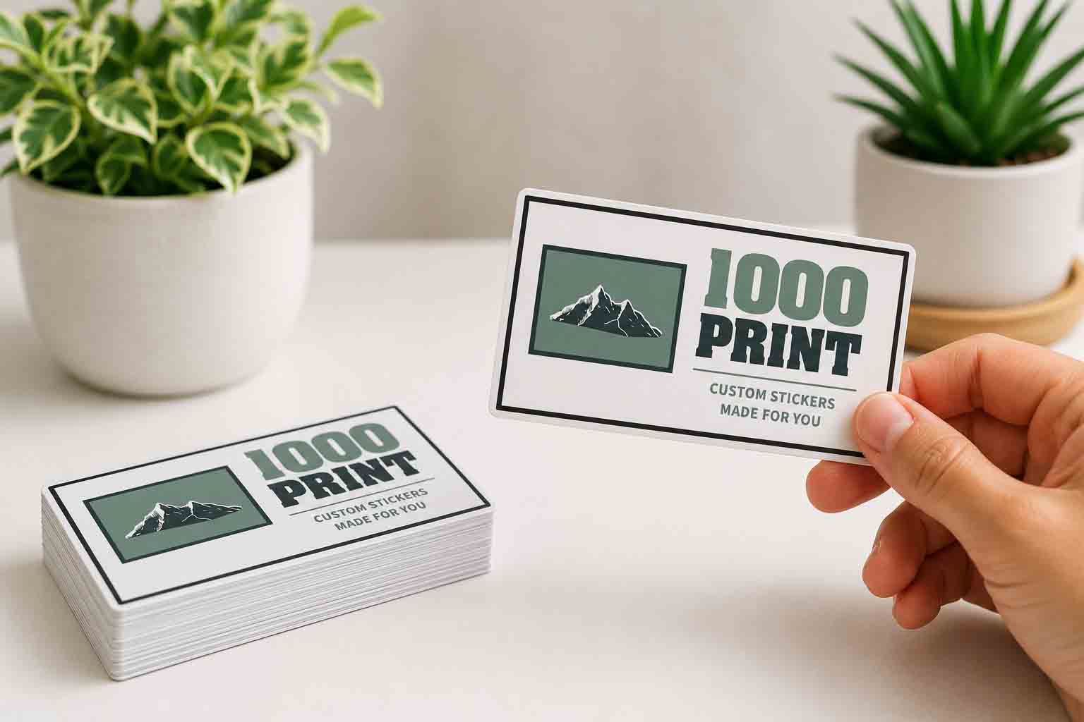Custom Rectangle Sticker Singles | 1000 Print
