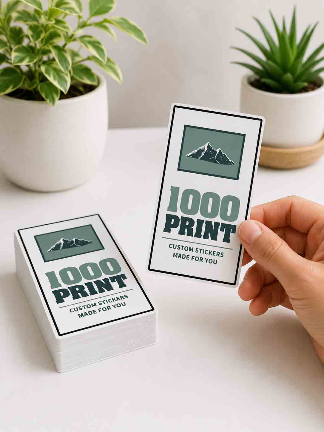 Custom Rectangle Sticker Singles | 1000 Print