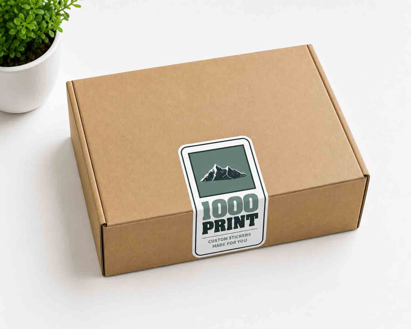 Custom Rounded Rectangle Sheet Stickers | 1000 Print