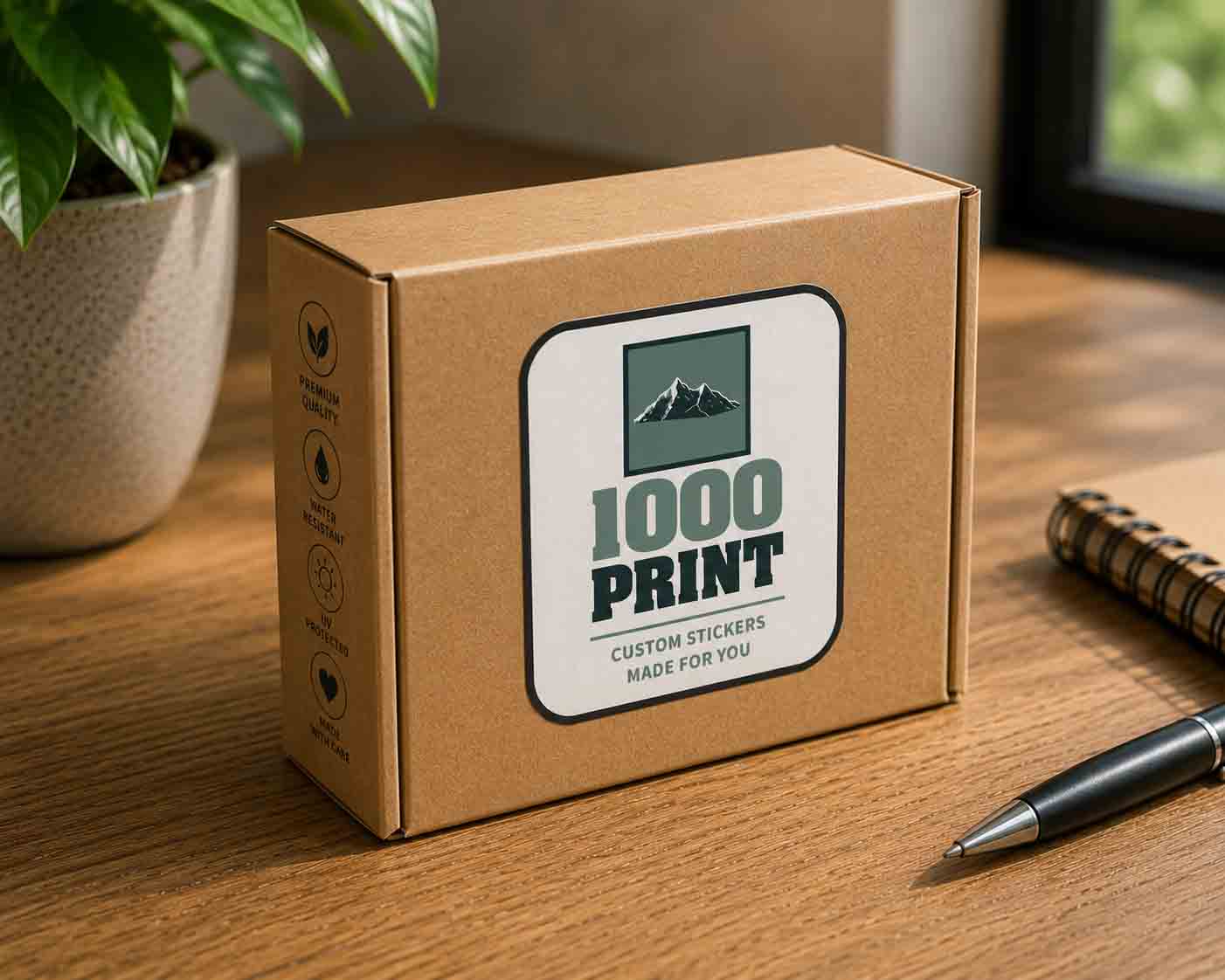 Custom Rounded Square Sticker Singles | 1000 Print