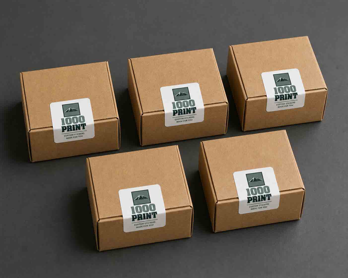 Custom Rounded Square Sheet Stickers  | 1000 Print