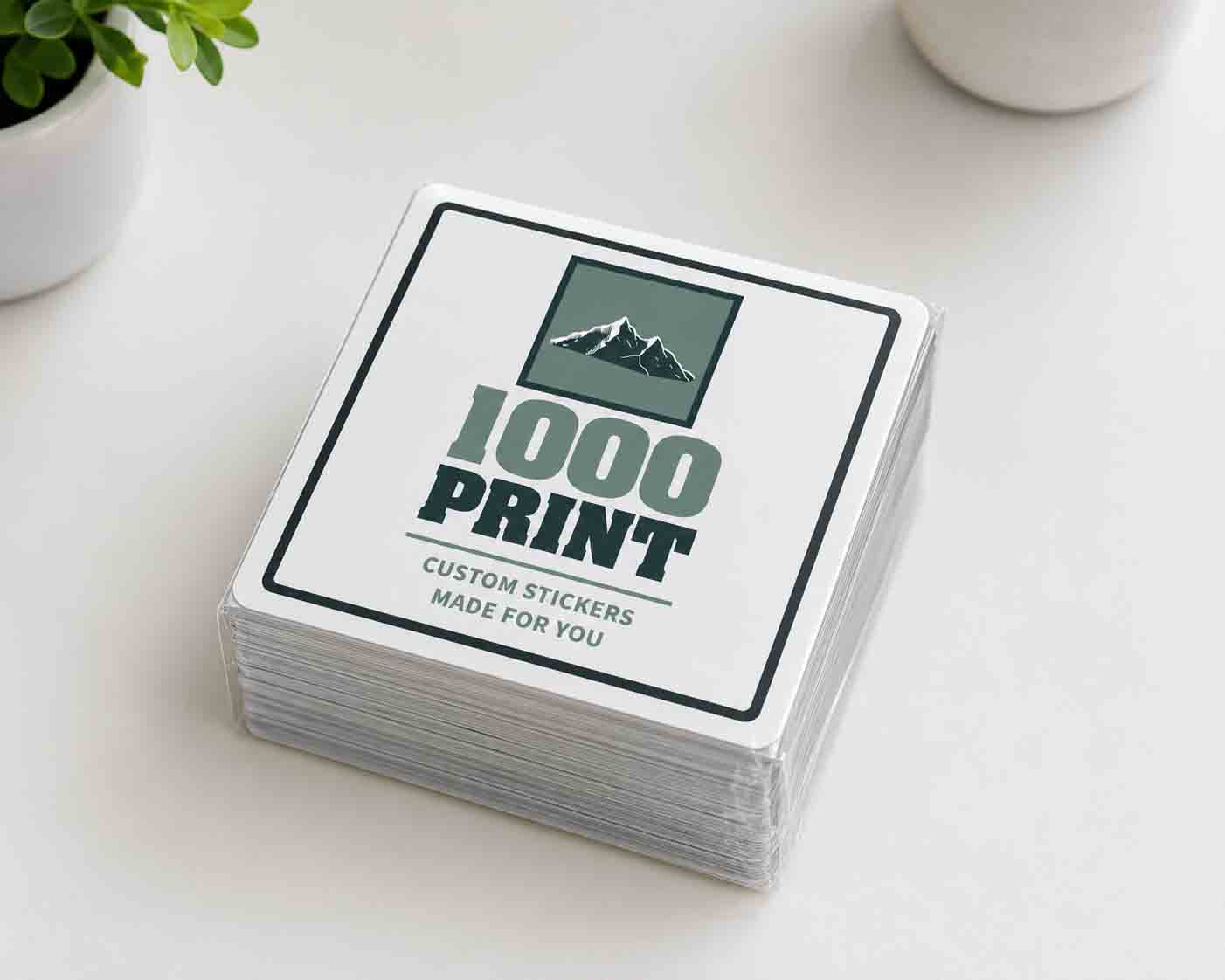 Custom Square Sticker Singles | 1000 Print