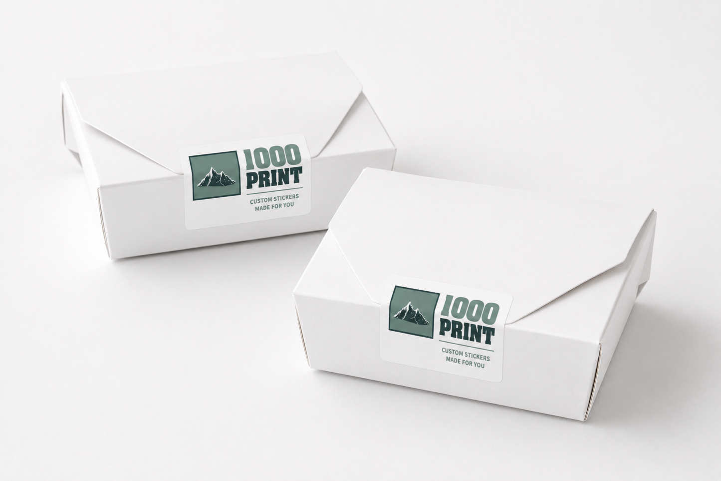 Custom Rectangle Sheet Stickers | 1000 Print