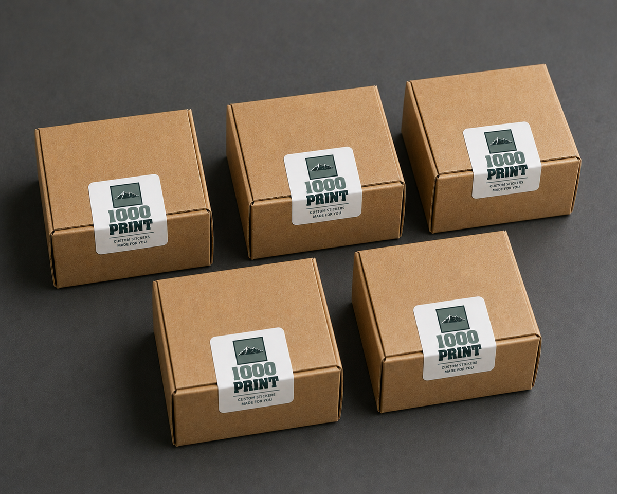 Custom Rounded Square Sheet Stickers  | 1000 Print